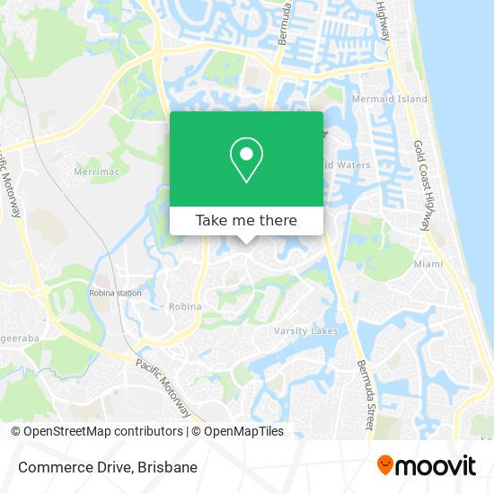 Commerce Drive map