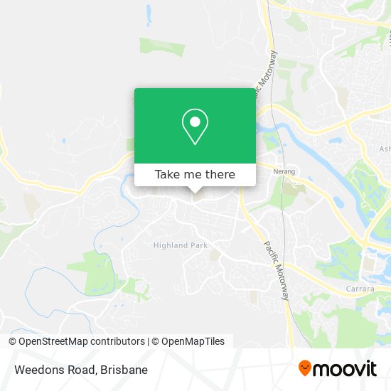 Weedons Road map