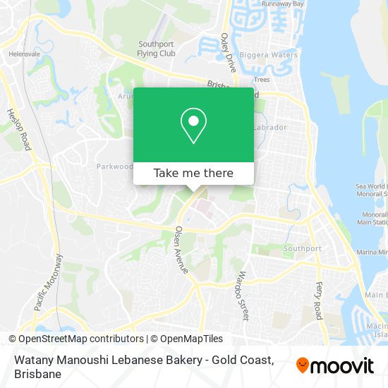 Watany Manoushi Lebanese Bakery - Gold Coast map