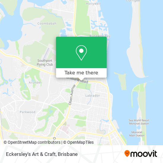 Eckersley's Art & Craft map