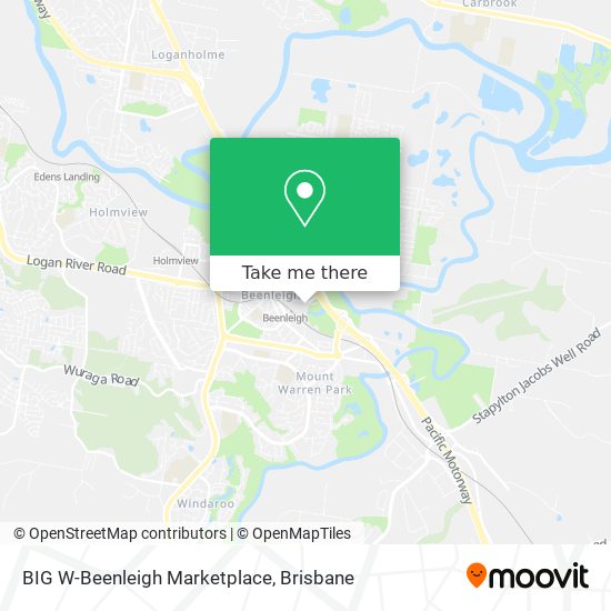 BIG W-Beenleigh Marketplace map