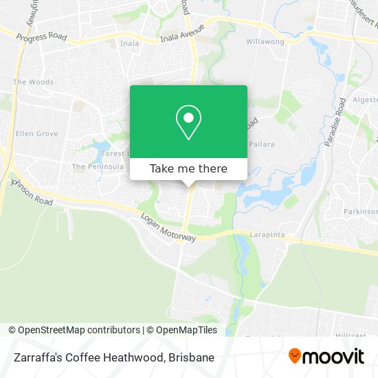 Zarraffa's Coffee Heathwood map