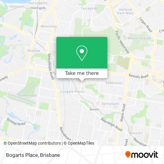 Bogarts Place map