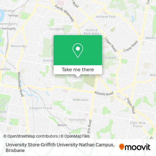 University Store-Griffith University-Nathan Campus map