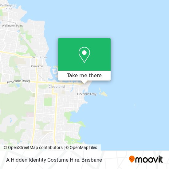 A Hidden Identity Costume Hire map