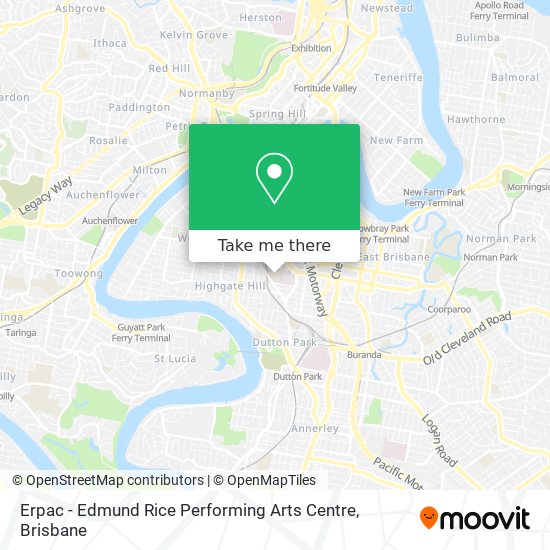 Erpac - Edmund Rice Performing Arts Centre map