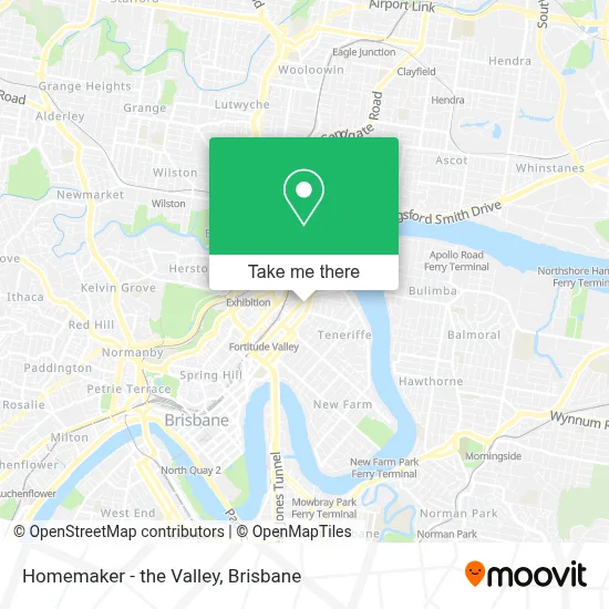 Mapa Homemaker - the Valley