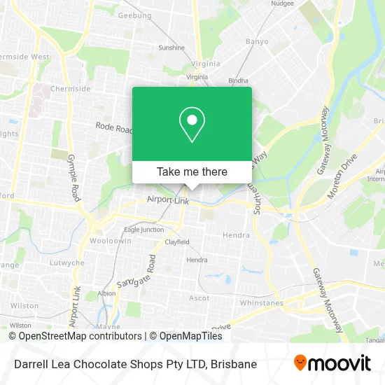 Mapa Darrell Lea Chocolate Shops Pty LTD