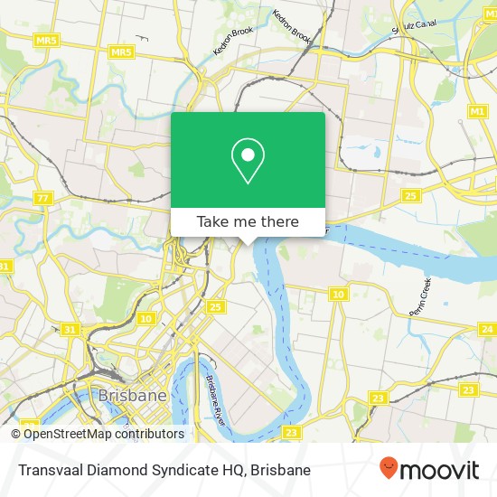 Transvaal Diamond Syndicate HQ map
