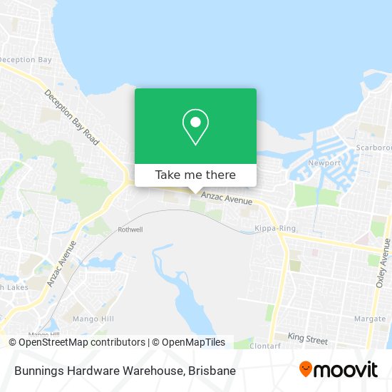 Bunnings Hardware Warehouse map