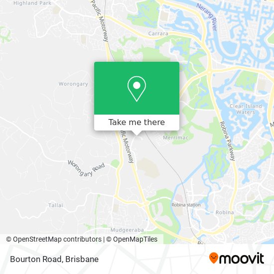 Bourton Road map