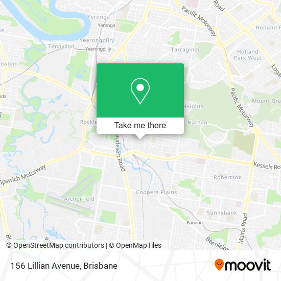 156 Lillian Avenue map