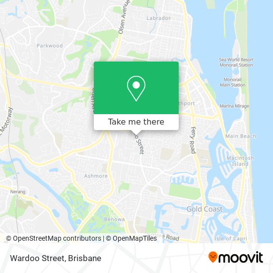 Wardoo Street map