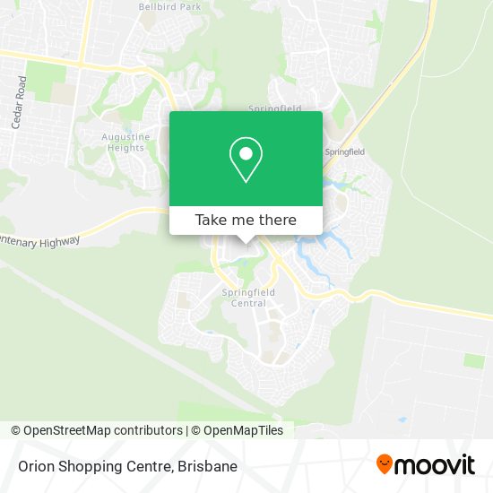 Orion Shopping Centre map