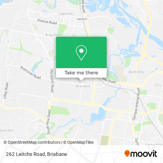 262 Leitchs Road map
