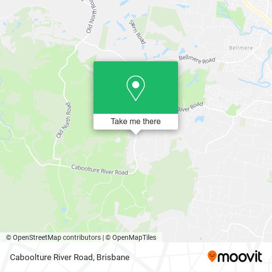 Caboolture River Road map
