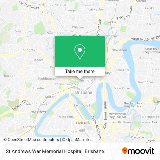 St Andrews War Memorial Hospital map