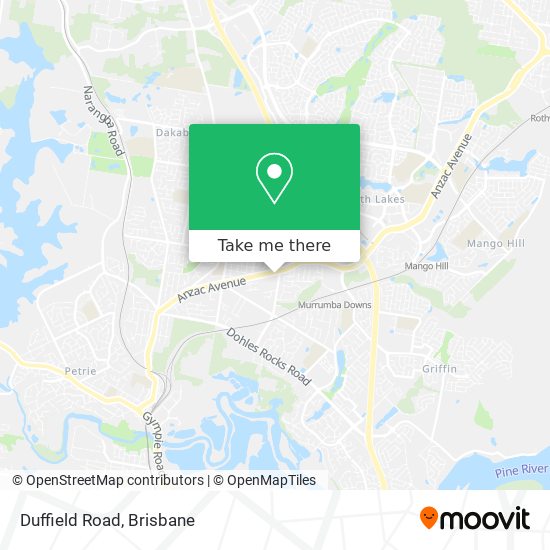 Duffield Road map