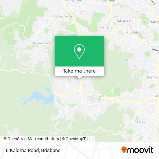 6 Kaloma Road map