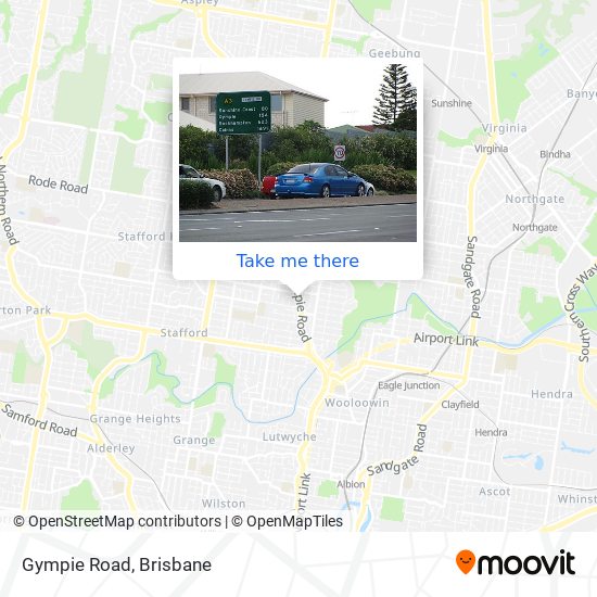 Gympie Road map