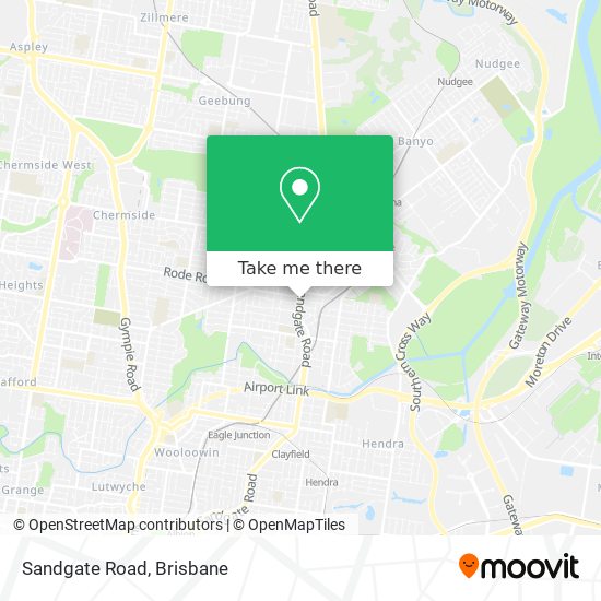 Sandgate Road map