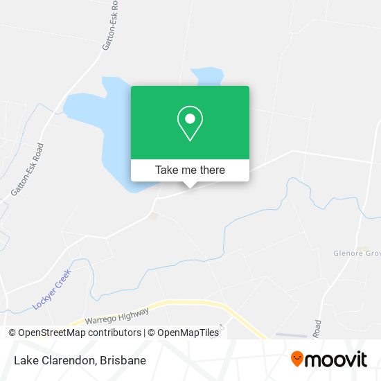 Lake Clarendon map
