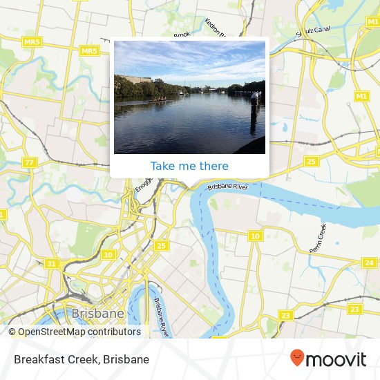 Breakfast Creek map