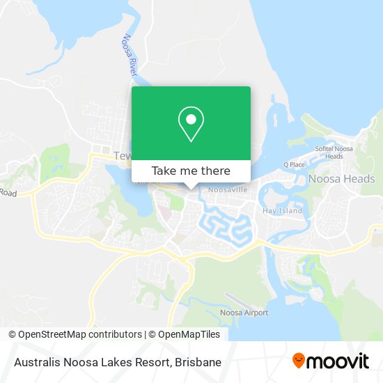 Australis Noosa Lakes Resort map