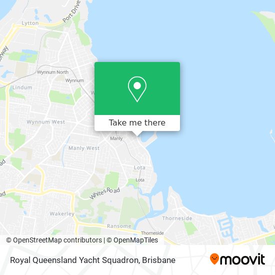 Royal Queensland Yacht Squadron map