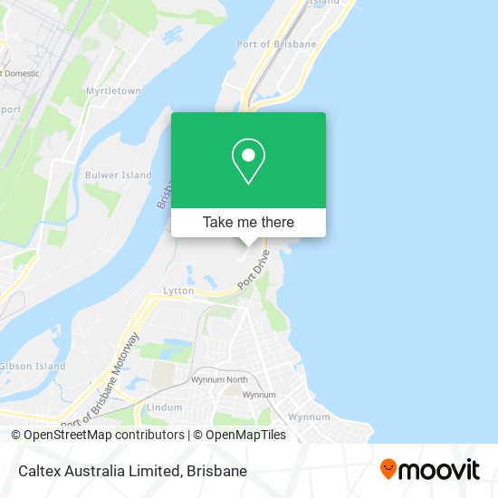 Caltex Australia Limited map
