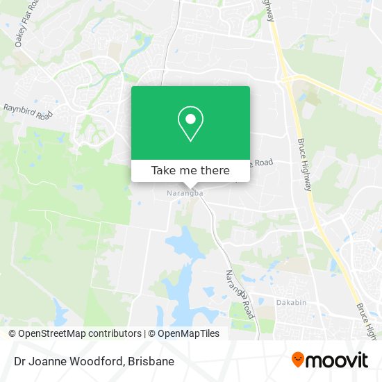Dr Joanne Woodford map