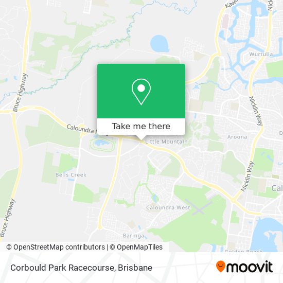 Mapa Corbould Park Racecourse