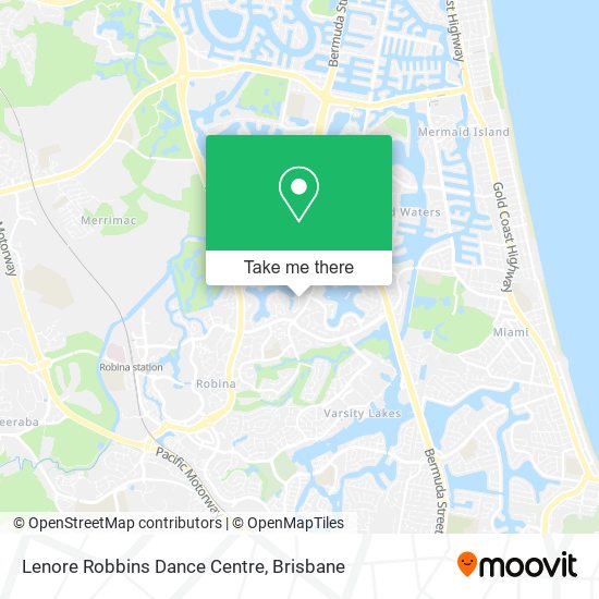 Lenore Robbins Dance Centre map