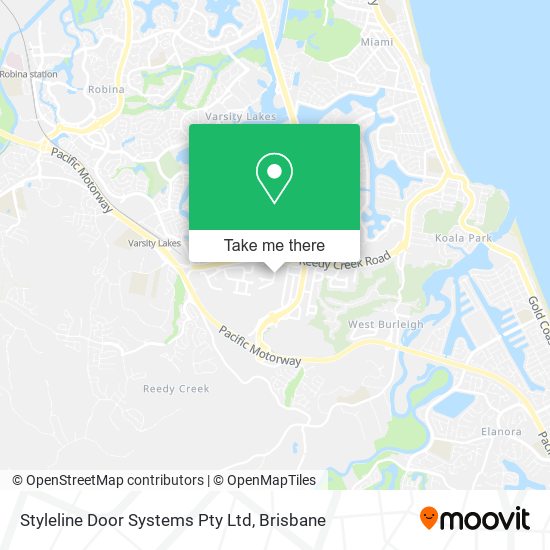 Styleline Door Systems Pty Ltd map