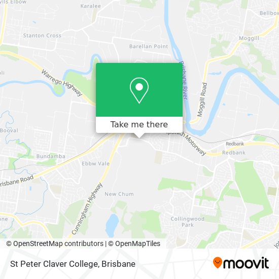 St Peter Claver College map