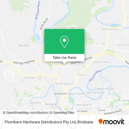 Plumbers Hardware Distributors Pty Ltd map
