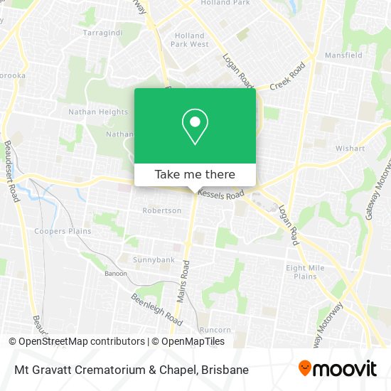Mt Gravatt Crematorium & Chapel map