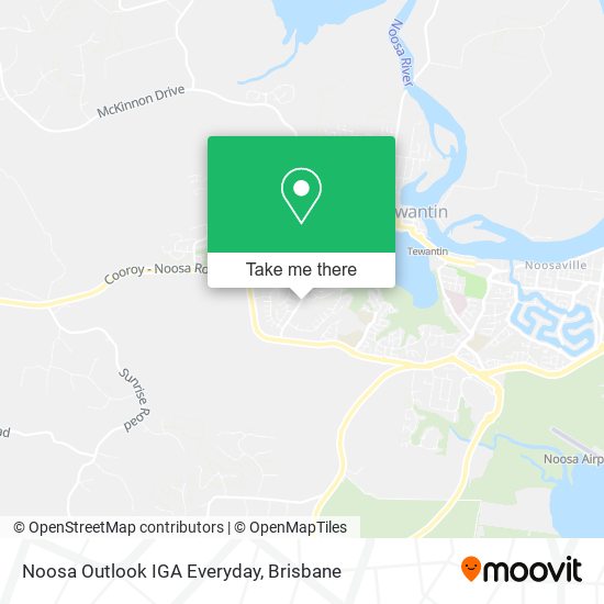 Noosa Outlook IGA Everyday map