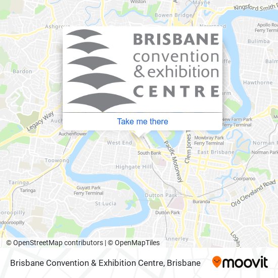 Brisbane Convention & Exhibition Centre map