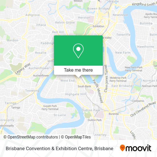 Brisbane Convention & Exhibition Centre map