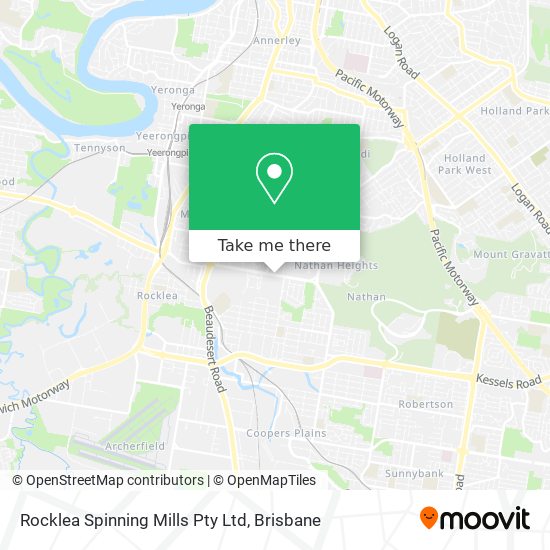 Rocklea Spinning Mills Pty Ltd map
