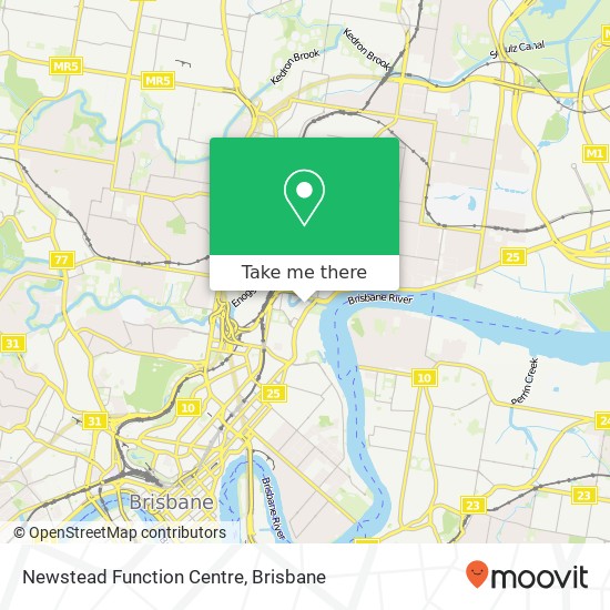 Newstead Function Centre map