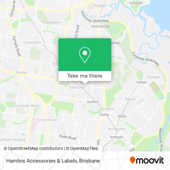 Hamlins Accessories & Labels map