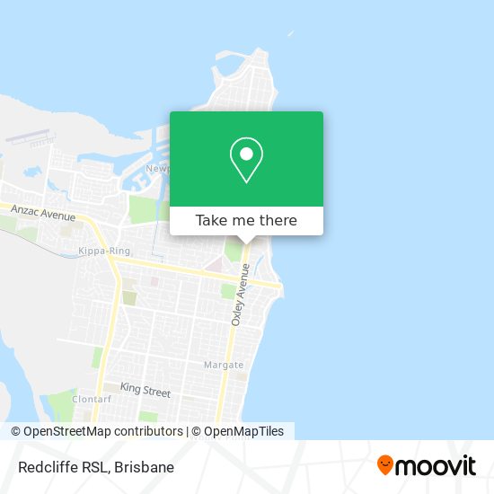 Redcliffe RSL map