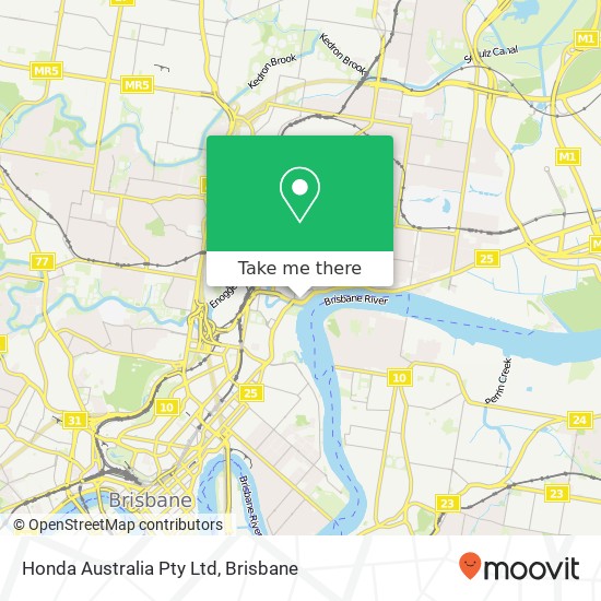 Honda Australia Pty Ltd map