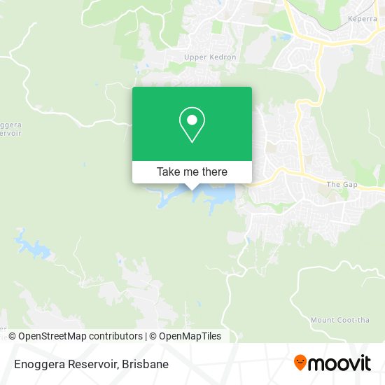 Enoggera Reservoir map