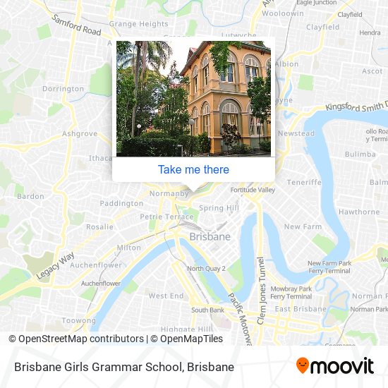 Brisbane Girls Grammar School map