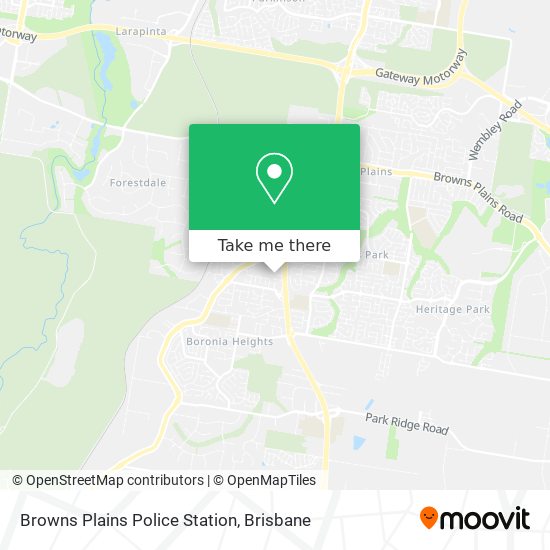 Browns Plains Police Station map