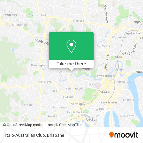 Italo-Australian Club map