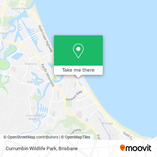 Currumbin Wildlife Park map